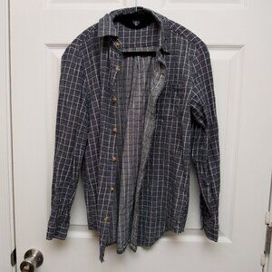 Brandy Melville Plaid Blue Flannel